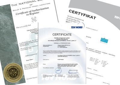 View SEFAKO&#039;s certificates